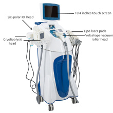 cryothérapie graisse glacial RF Rolling Cavitation Pads Laser Corps Slimming Salon Machine